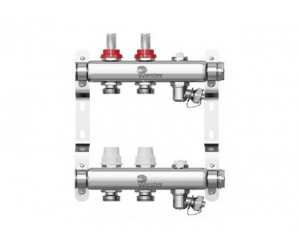 Коллектор нерж. Wester 1'-3/4 в сборе с расходомерами на 2 выходов
