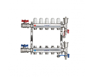 VIEIR Коллекторная группа НЕРЖ 1 х 4 вых. VR115-04