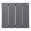 Биметаллический радиатор Royal Thermo PianoForte 500 – 8 секц. (Серебристый)