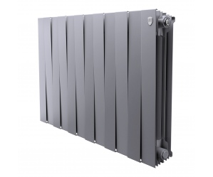 Биметаллический радиатор Royal Thermo PianoForte 500 – 12 секц.(Серебристый)