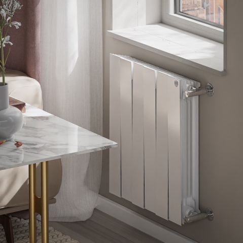 Биметаллический радиатор Royal Thermo PianoForte 500 – 6 секц. (Белый)