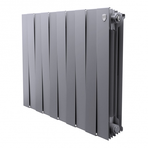 Биметаллический радиатор Royal Thermo PianoForte 500 – 10 секц.(Серебристый)