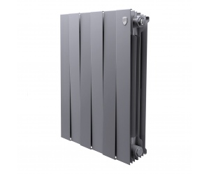Биметаллический радиатор Royal Thermo PianoForte 500 – 6 секц.(Серебристый)