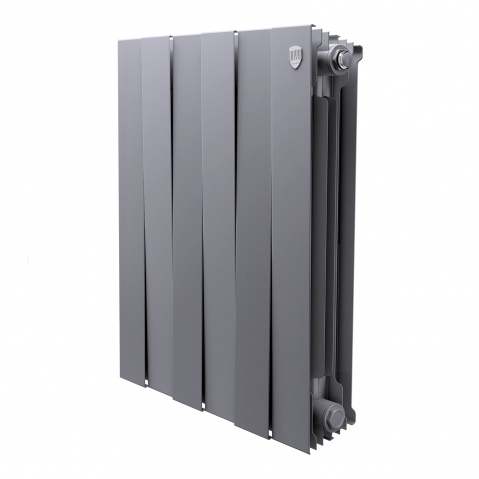 Биметаллический радиатор Royal Thermo PianoForte 500 – 6 секц.(Серебристый)