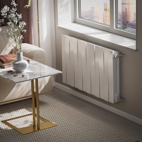 Биметаллический радиатор Royal Thermo PianoForte 500 – 12 секц.(Белый)