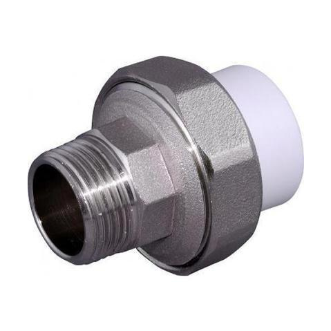 полипропиленовая труба ProAqua Муфта разборная 50 х 1 1/2'' НАР. резьба Белая
