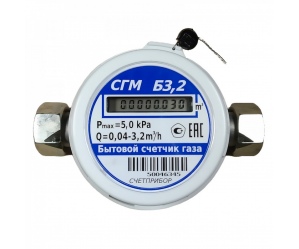 Счетчик газа Счетприбор СГМБ-3,2 3/4