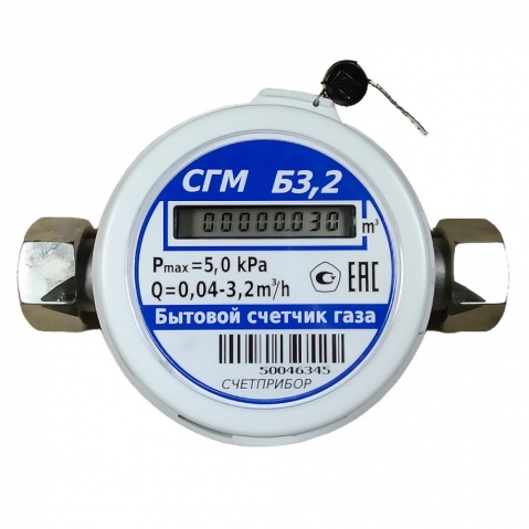 Счетчик газа Счетприбор СГМБ-3,2 3/4