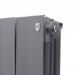 Биметаллический радиатор Royal Thermo PianoForte 500 – 4 секц. (Серебристый)