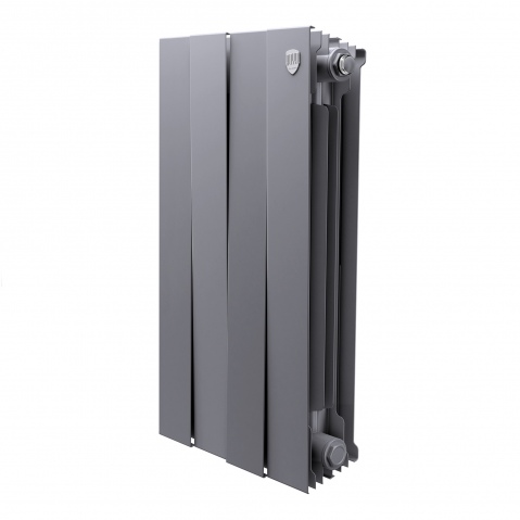 Биметаллический радиатор Royal Thermo PianoForte 500 – 4 секц. (Серебристый)
