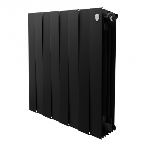 Биметаллический радиатор Royal Thermo PianoForte 500 – 8 секц. (Черный)