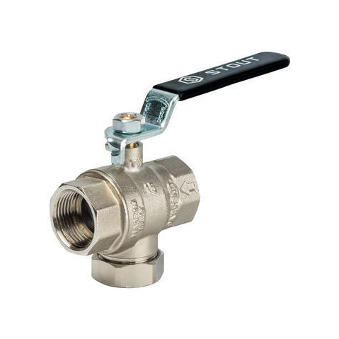 Запорная арматура Stout Кран шаровый с фильтром 3/4'' FF руч. SVF-0001-000020