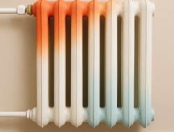 Почему батарея сверху горячая, а снизу холодная